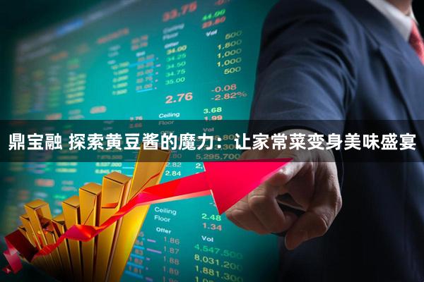 鼎宝融 探索黄豆酱的魔力：让家常菜变身美味盛宴